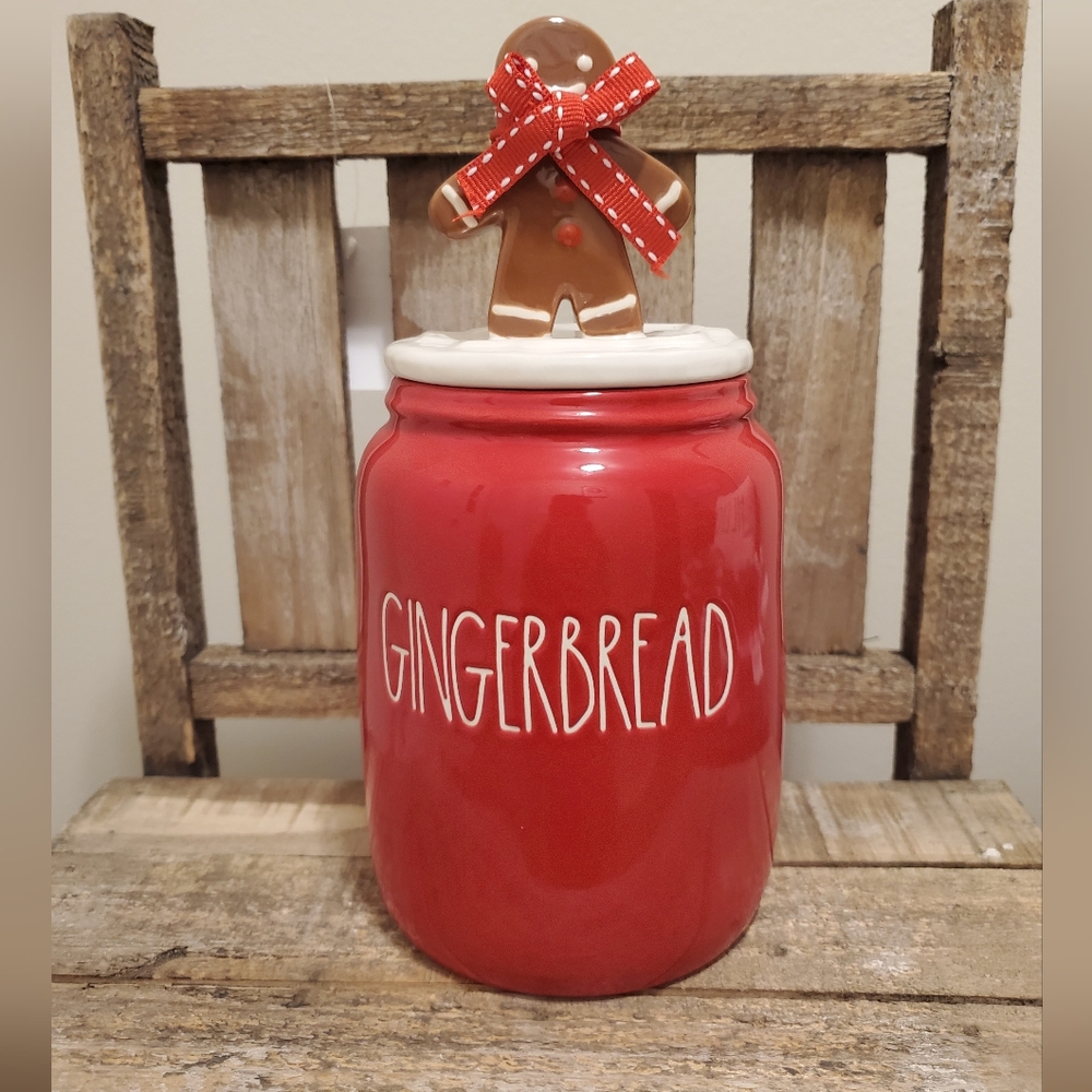 Rae dunn gingerbread canister